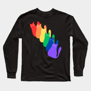 Rainbow Cats Long Sleeve T-Shirt